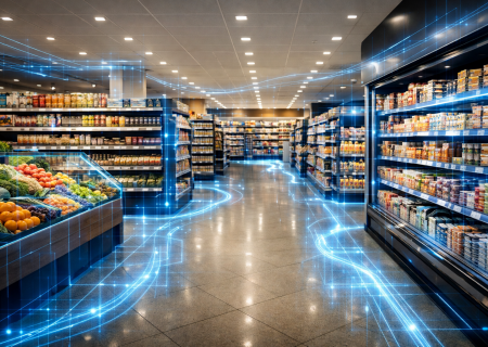 KI im Handel und künstliche Intelligenz im Einzelhandel für automatisierte Prozesse, datenbasierte Entscheidungen, personalisierte Kundenerlebnisse und effizientes Bestandsmanagement.